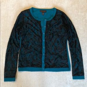 Dana Buchman Lace Cardigan